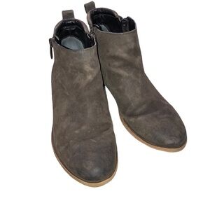 Franco Sarto sz 6M brown leather double zip boots